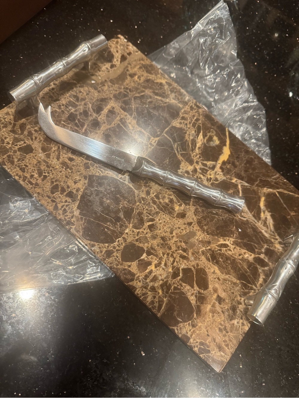 NIB Atticus Marble Cheeseboard